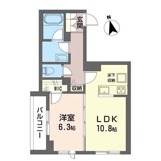 カルチャリスタ ガーデン【1階】の間取り