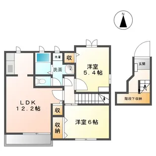 サンロード【2階】の間取り