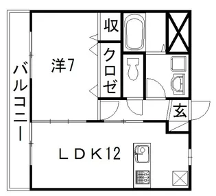 静岡県浜松市中央区有玉南町【マンション】の間取り