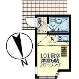 神奈川県横浜市西区境之谷【アパート】の間取り