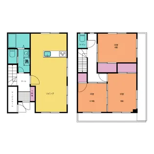 神奈川県横浜市港北区菊名6【一戸建】の間取り