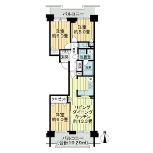 神奈川県横浜市泉区緑園4【マンション】の間取り
