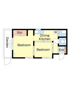 神奈川県平塚市中里【一戸建】の間取り
