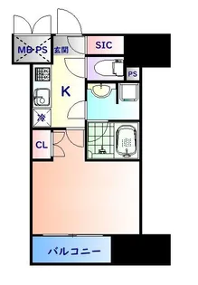 リージア上杉一丁目【8階】の間取り