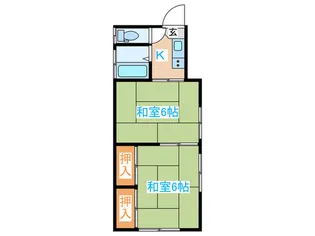 二葉荘【1階】の間取り