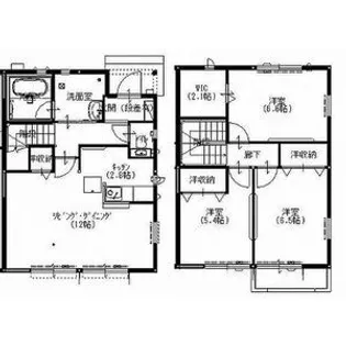 栃木県宇都宮市陽東7【一戸建】の間取り