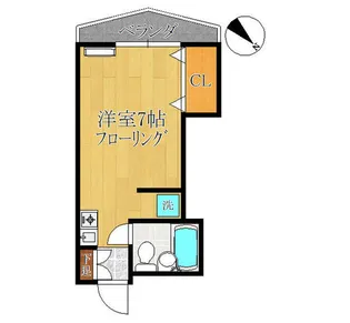 ガーデンハイム王子【3階】の間取り