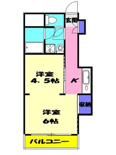 MSTニュー習志野【2階】の間取り