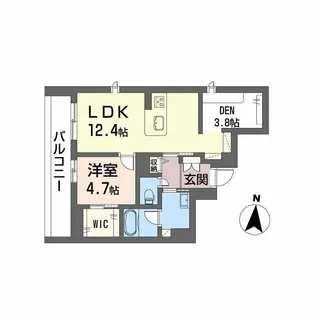DEUXリジエール【3階】の間取り