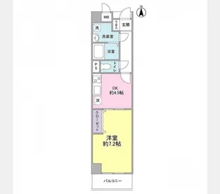 クレール矢沢【2階】の間取り