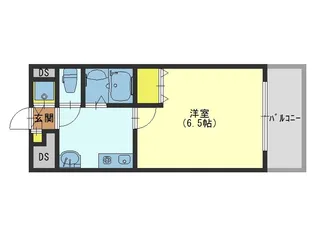 大阪府大阪市東成区深江北2【マンション】の間取り