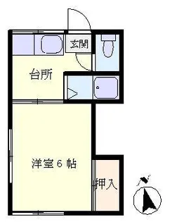 ベルハイツ【2階】の間取り
