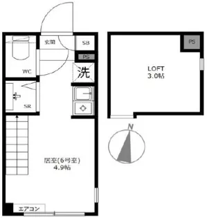 ハーモニーテラス若宮III【1階】の間取り