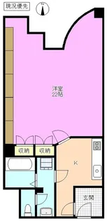 まなまゆビル【3階】の間取り