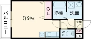 ケイグレイス福生武蔵野台【1階】の間取り