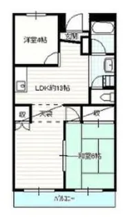 グリーンヒル桜ヶ丘【1階】の間取り