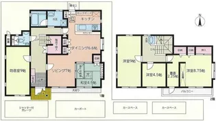 神奈川県相模原市中央区淵野辺本町1【一戸建】の間取り