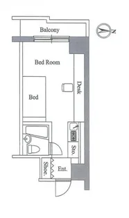 アレックス日乃本【6階】の間取り