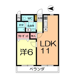 デルニアコート【3階】の間取り