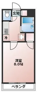 クレセール下伊福【3階】の間取り