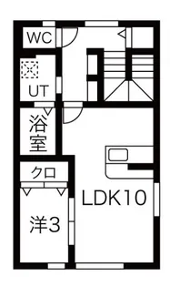 メゾンドショコラ【2階】の間取り
