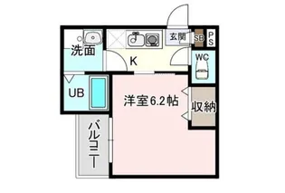 REGIA OSAKA CITY KOMATSU【2階】の間取り