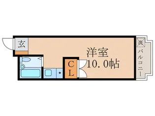 ア-クヒルズ桃山【3階】の間取り