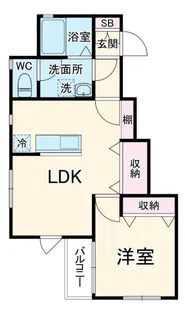 プリムラ【1階】の間取り