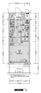 プレサンス神戸水木通ルミエス【8階】の間取り