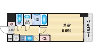 プレサンス名古屋STATIONフレア【11階】の間取り