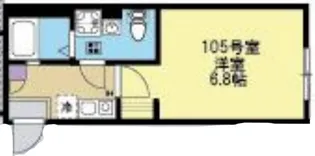 CBGrey東林間【1階】の間取り