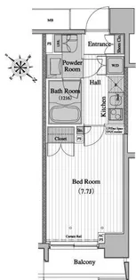 東京都中央区月島2【マンション】の間取り