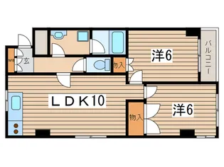ステラ南林間【3階】の間取り