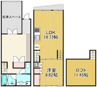 ガーデンテラス白山【2階】の間取り