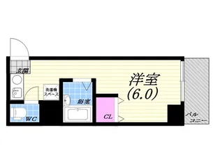 エクラ山科【3階】の間取り