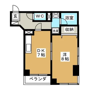 ハイリードセイフウ【5階】の間取り