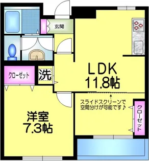ソシア一之江 C棟【2階】の間取り