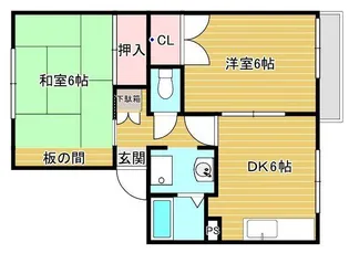 ドミール島泉 B棟【2階】の間取り