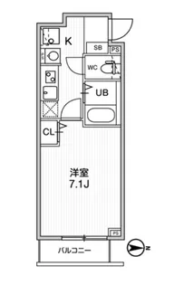 T s Cuore梅ヶ丘【1階】の間取り