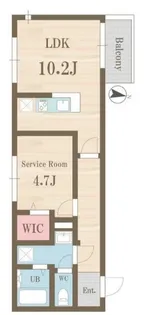 Solaris【3階】の間取り