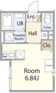 Charmaine東中野【1階】の間取り