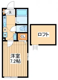 アーバブルー【2階】の間取り