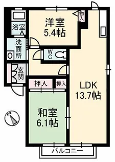 エモーション C棟【1階】の間取り
