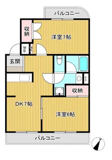 渋谷マンション【1階】の間取り