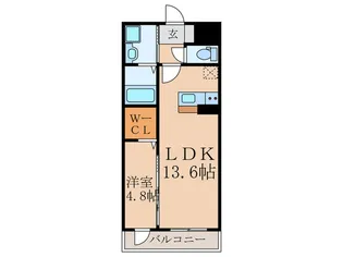 Grand Chariot YUKUHASHI【5階】の間取り