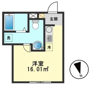 フィオーレ金町【1階】の間取り