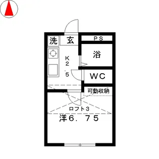 Dream Sound【2階】の間取り