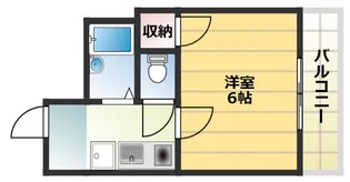シャトレ淡路【2階】の間取り