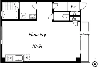MTコーポ下北【1階】の間取り