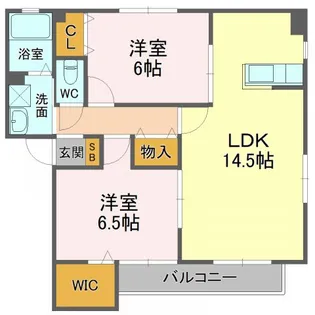 アーバンコート籠上 A棟【1階】の間取り